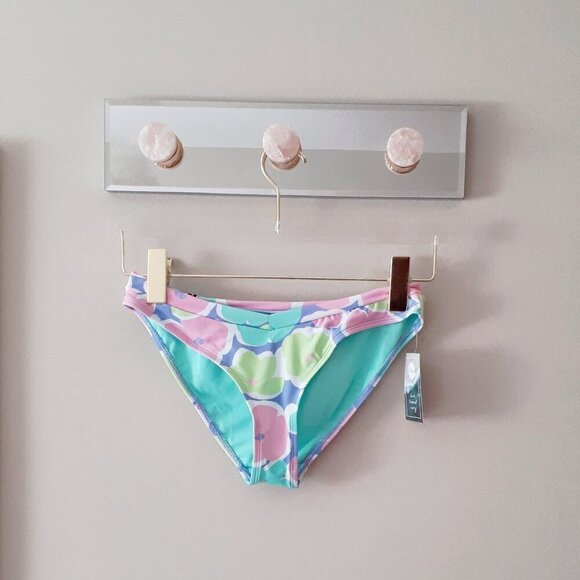 NWT Eidon floral print cap sleeve tankini & bikini bottom set, S - Picture 15 of 16